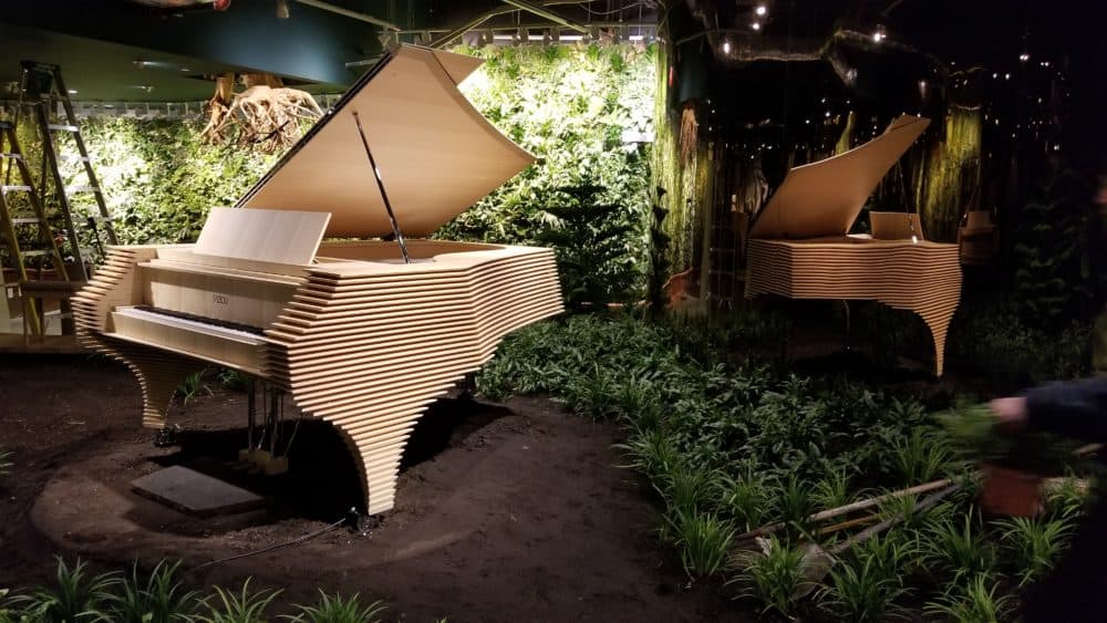 EcoLux☆Lifestyle: Paulo Fazioli Attends Unwritten to Visit the Kengo Kuma Grand Piano