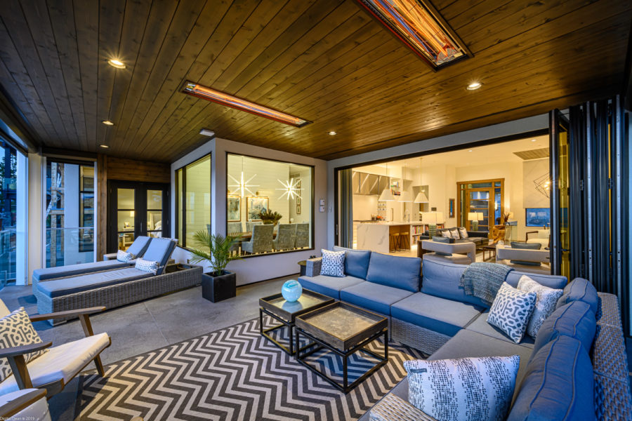 patio with chevron carpet lefebvre