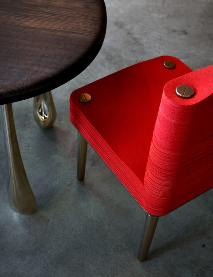 felt collection, alpenglow, helen siwak, home decor, luxury