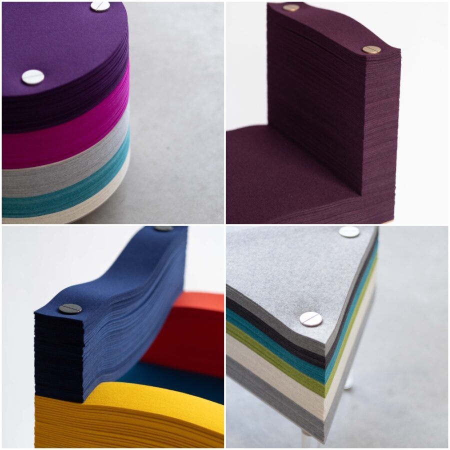 stacklab, felt collection, alpenglow, helen siwak, home decor, luxury