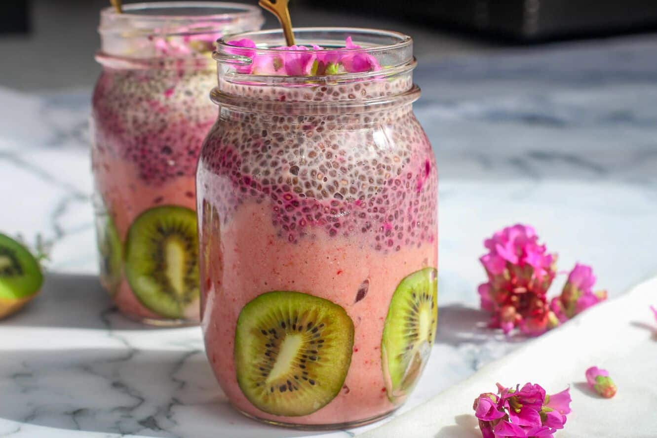 #SusanCooksVegan: How To Make Strawberry Nice Cream & Dragon Fruit Parfait